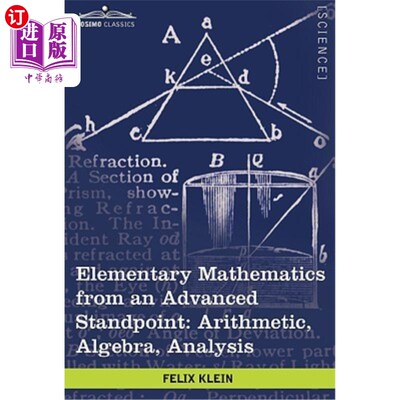海外直订Elementary Mathematics from an Advanced Standpoint: Arithmetic, Algebra, Analysi 从高级角度看初等数学：算术