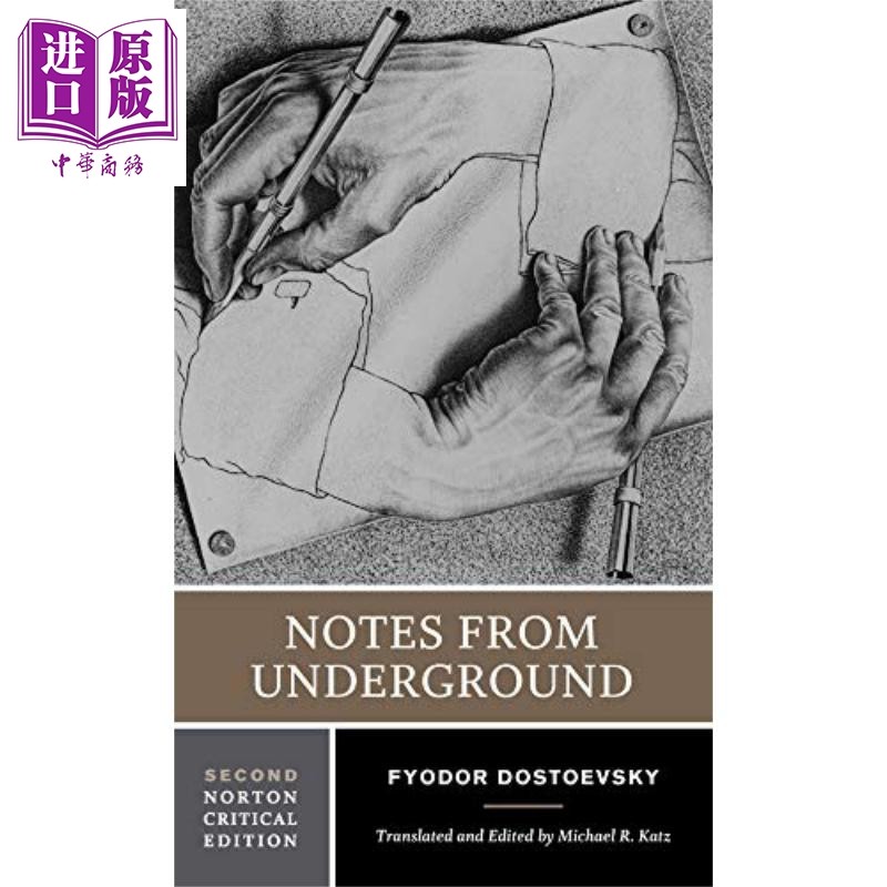 地下室手记陀思妥耶夫斯基 英文原版Notes from Underground Dostoevsky【中商原版】