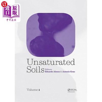 海外直订Unsaturated Soils, Two Volume Set 非饱和土，两体积集