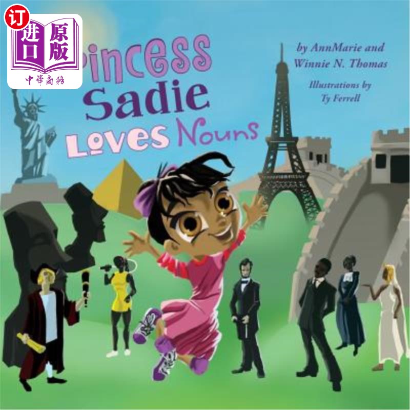 海外直订Princess Sadie Loves Nouns 莎迪公主喜欢名词