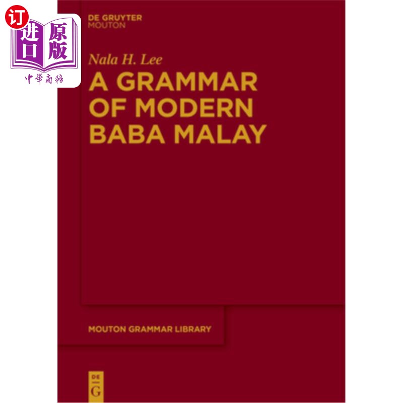 海外直订A Grammar of Modern Baba Malay 现代巴巴马来语语法