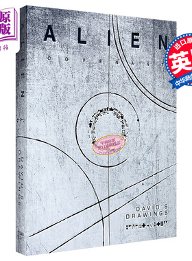 预售 【中商原版】异形2 契约：原画手稿 英文原版 Alien Covenant: Davids Drawings 戴维手稿 影视设定集