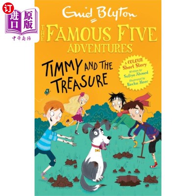 海外直订Famous Five Colour Short Stories: Timmy and the ... 著名的五色短篇故事:提米与宝藏