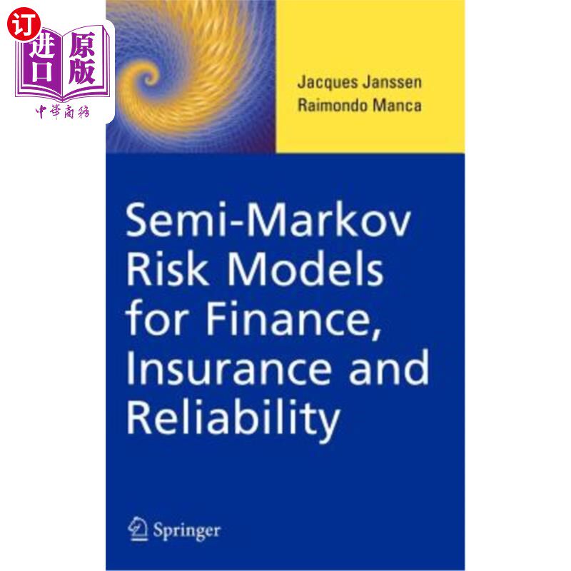 海外直订Semi-Markov Risk Models for Finance, Insurance and Reliability 金融、保险和可靠性的半马尔可夫风险模型