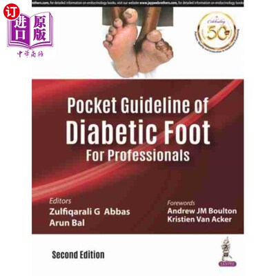 海外直订医药图书Pocket Guideline of Diabetic Foot 糖尿病足袖珍指南