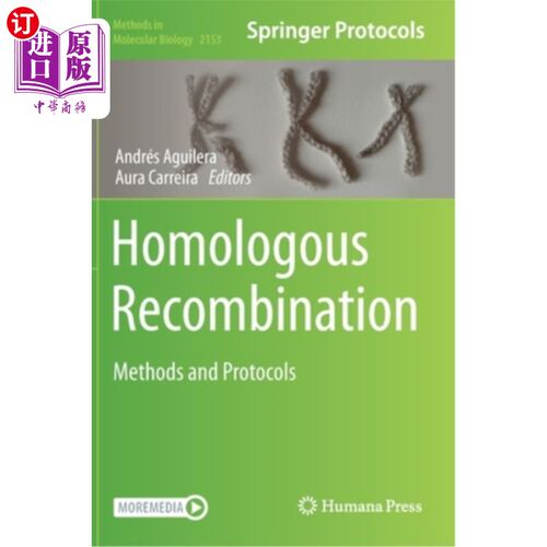 海外直订医药图书Homologous Recombination: Methods and Protocols 同源重组:方法和协议