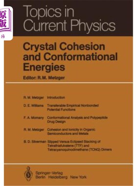海外直订Crystal Cohesion and Conformational Energies 晶体内聚和构象能