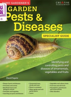 海外直订Home Gardener's Garden Pests & Diseases 家庭园丁花园病虫害