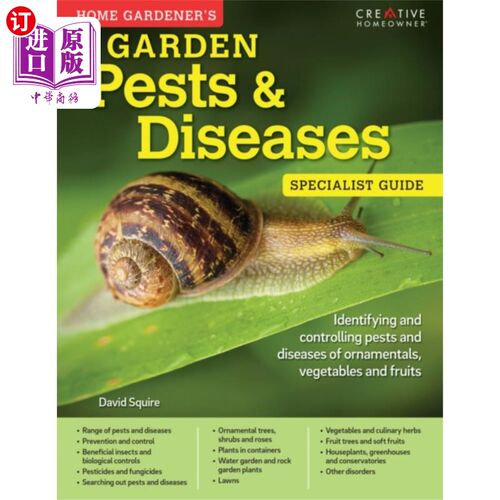 海外直订Home Gardener's Garden Pests & Diseases 家庭园丁花园病虫害