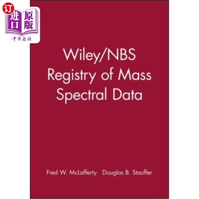 海外直订Wiley / Nbs Registry of Mass Spectral Data, 7 Volume Set Wiley-Nbs质谱数据登记七体积集