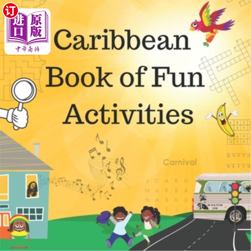 海外直订Caribbean Book of Fun Activities: Includes puzzles, hink pinks, comprehension ta 加勒比书的乐趣活动:包括谜