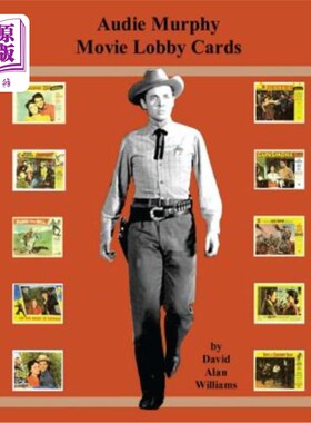 海外直订Audie Murphy Movie Lobby Cards 奥迪墨菲电影大厅卡