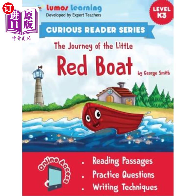 海外直订Curious Reader Series: The Journey of the Little Red Boat: A Story from the Coas 好奇的读者系列:小红船之旅