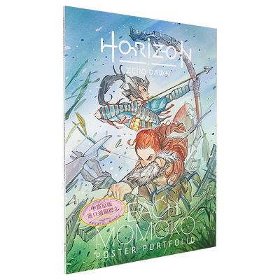 地平线 黎明 海报组合 The Official Horizon Zero Dawn Poster Portfolio 英文原版  Peach Momoko 漫画封面海报【中商原版?