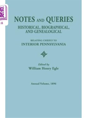 海外直订Notes and Queries: Historical, Biographical, and Genealogical, Relating Chiefly  注释和疑问：历史、传记和家
