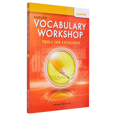 Vocabulary Workshop 2022 Student Grade 9 Level D 词汇工作坊学生书九年级 初中英语英文原版进口教材教辅书【中商原版】