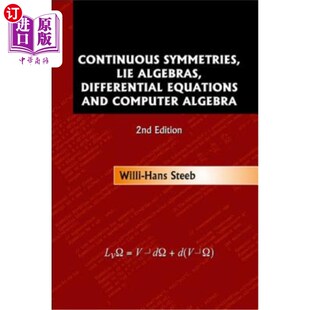 海外直订Continuous Symmetries, Lie Algebras, Differential Equations and Computer Algebra 连续对称,李代数,微分方程