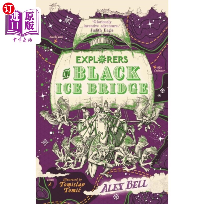 海外直订Explorers on Black Ice Bridge 探险家在黑冰桥上