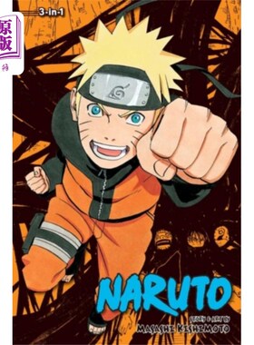 海外直订Naruto (3-in-1 Edition), Vol. 13 火影忍者(3- 1版)，第13卷