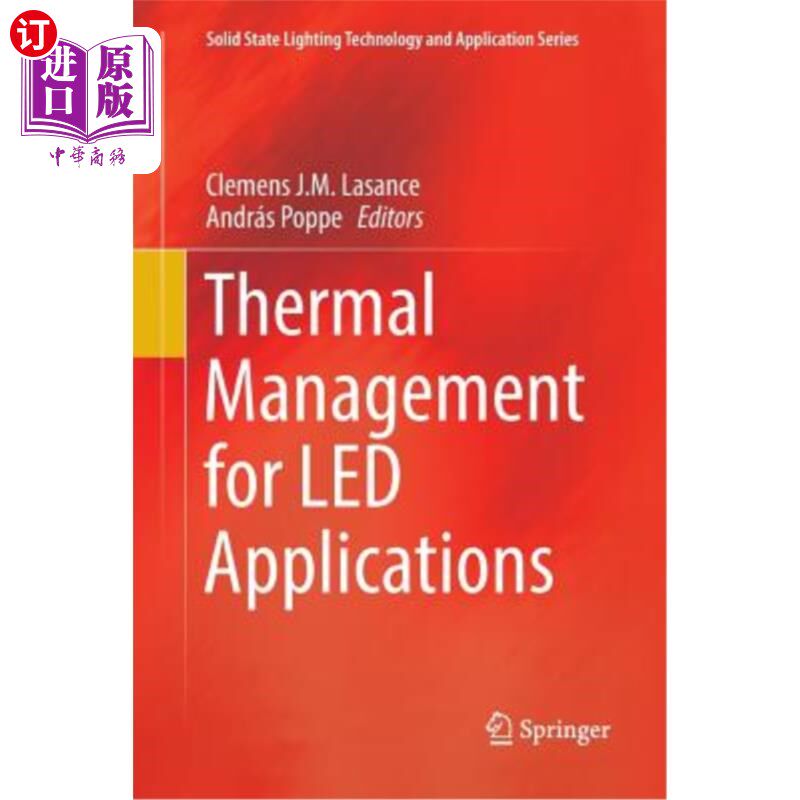 海外直订Thermal Management for Led Applications LED应用的热管理