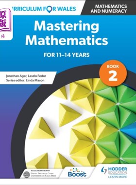 海外直订Curriculum for Wales: Mastering Mathematics for ... 威尔士课程:掌握11-14岁数学:第二册