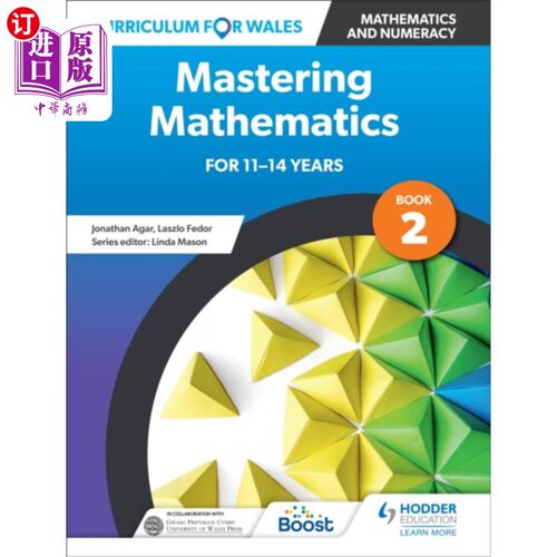 海外直订Curriculum for Wales: Mastering Mathematics for ... 威尔士课程:掌握11-14岁数学:第二册
