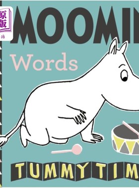 海外直订Moomin Baby: Words Tummy Time Concertina Book 姆明宝宝:单词俯卧时间手风琴书