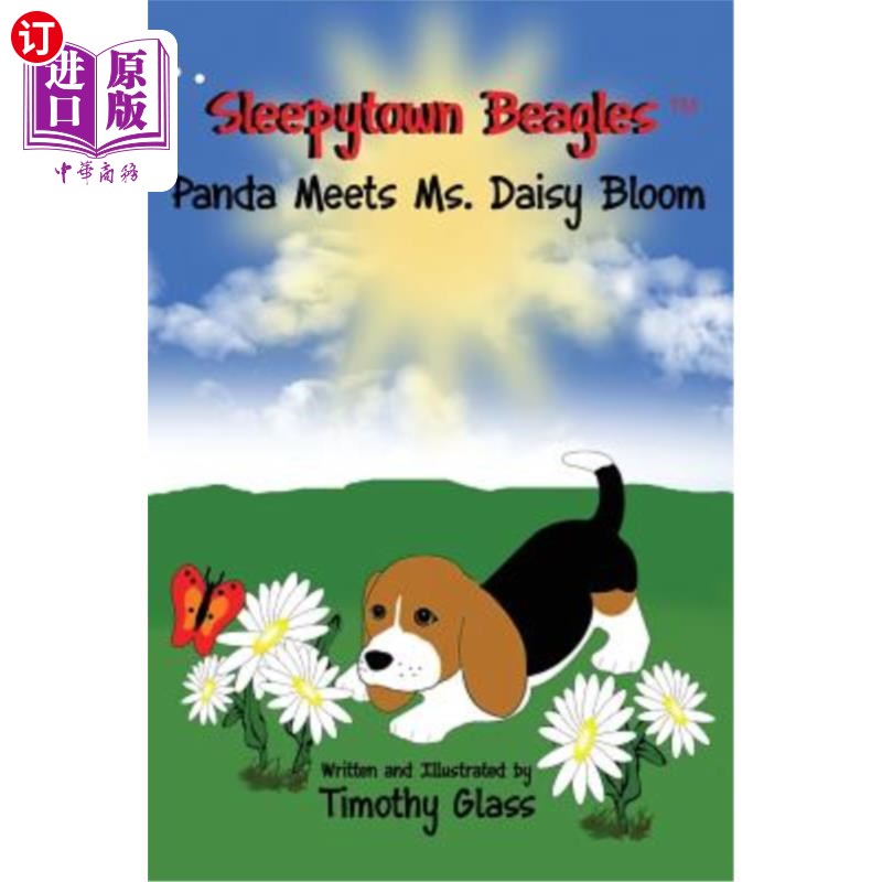 海外直订Sleepytown Beagles, Panda Meets Ms. Daisy Bloom 睡城小猎犬，熊猫遇见黛西·布鲁姆女士