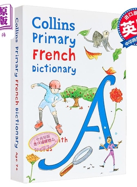 预售 Collins Primary French Dictionary 柯林斯小学第一本法语词典 法文英文双语原版 图解字词典工具书【中商原版】