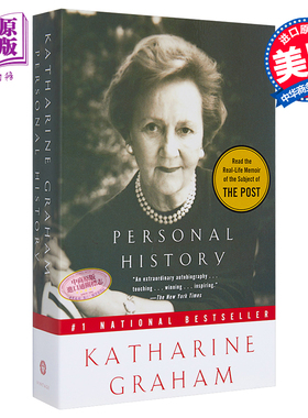 我的一生略小于美国现代史 个人历史 凯瑟琳 格雷厄姆自传 英文原版 Personal History Katharine Graham【中商原版】
