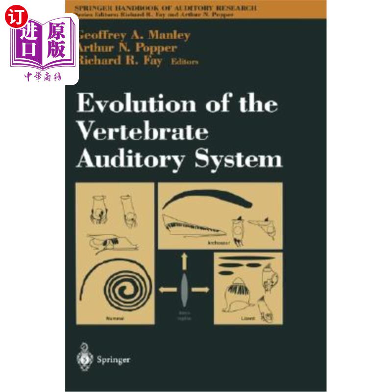 海外直订医药图书Evolution of the Vertebrate Auditory System 脊椎动物听觉系统的进化