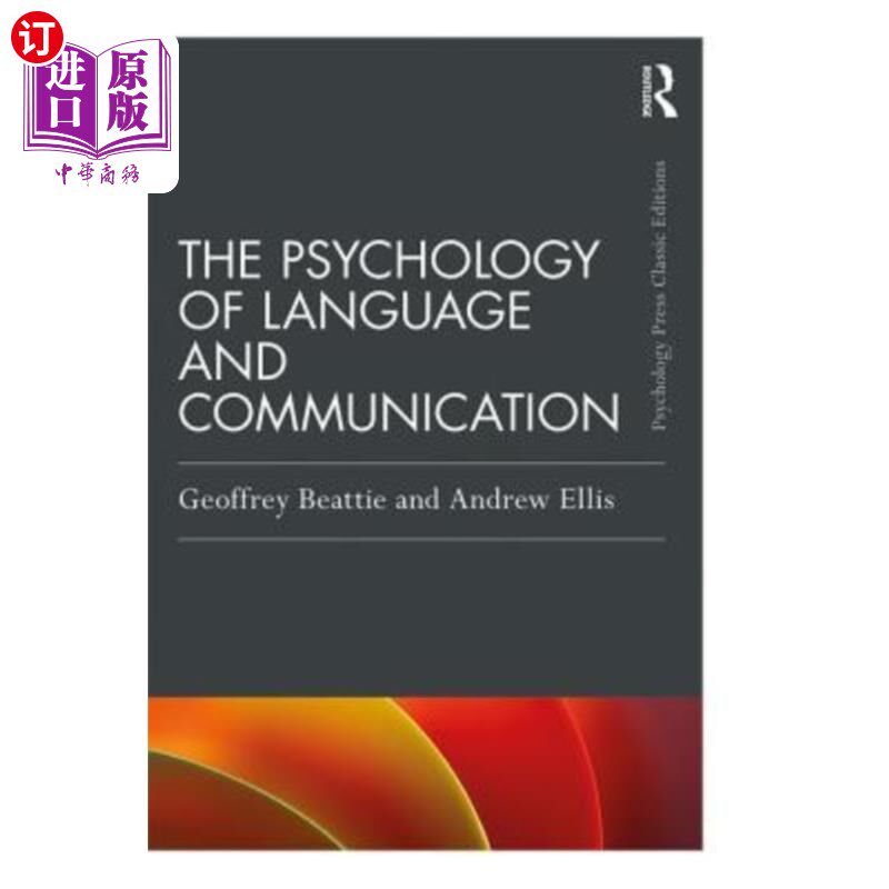 海外直订The Psychology of Language and Communication 语言与交际心理学“，