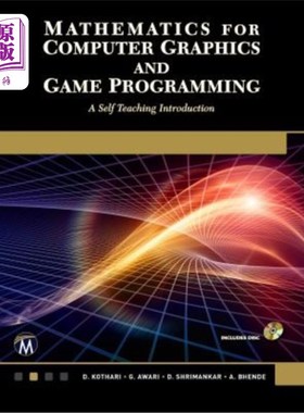 海外直订Mathematics for Computer Graphics and Game Programming: A Self-Teaching Introduc 计算机图形学和游戏编程数学