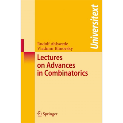 现货 高阶组合学讲义 第1版 Lectures on Advances in Combinatorics英文原版 Rudolf Ahlswede Vladimir Blinovsky【中商原版】