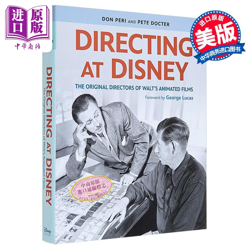 在迪士尼导演 沃尔特动画电影的原始导演 英文原版 Directing at Disney Pete Docter Don Peri【中商原版】