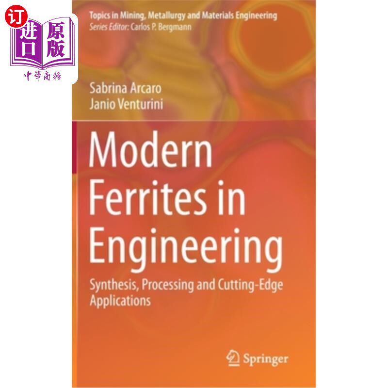 海外直订Modern Ferrites in Engineering: Synthesis, Processing and Cutting-Edge Applicati 工程中的现代铁氧体：合成、