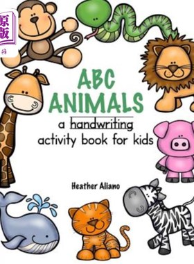 海外直订ABC Animals - A Handwriting Activity Book ABC动物-手写活动书