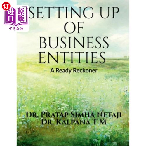 海外直订Setting Up of Business Entities: A Ready Reckoner 企业实体的设立：一个现成的算术者