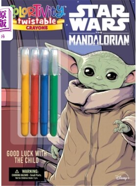 海外直订Star Wars the Mandalorian Colortivity: Good Luck with the Child 星球大战:曼达洛人的色彩:祝孩子好运