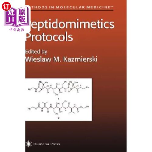海外直订医药图书Peptidomimetics Protocols Peptidomimetics协议