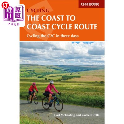 海外直订Coast to Coast Cycle Route 海岸到海岸的自行车路线