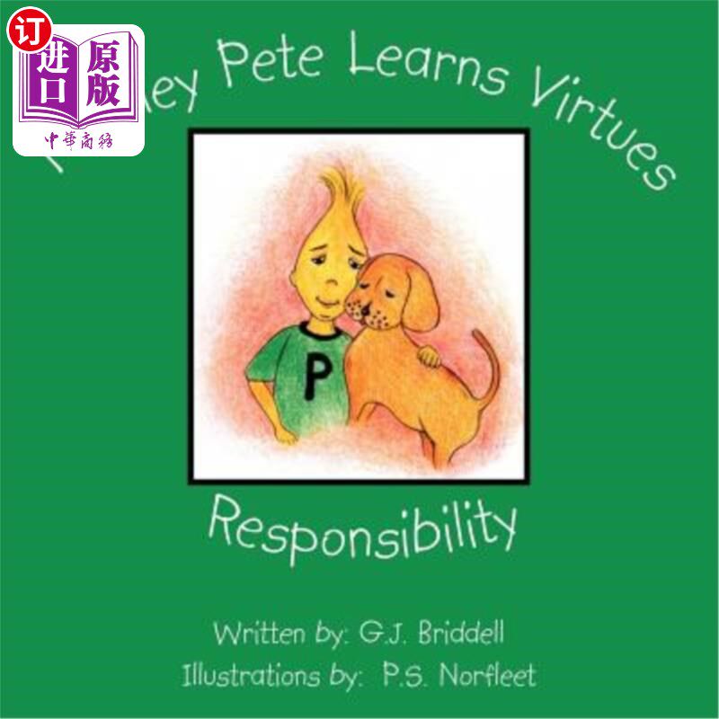 海外直订Parsley Pete Learns Virtues: Responsibility 欧芹皮特学会了美德:责任