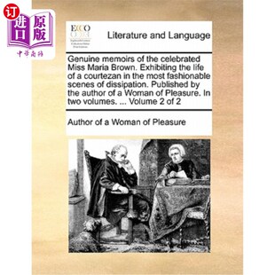 the 真实 著名小姐玛丽亚·布朗 Exhibiting Memoirs Life Miss Celebrated Cou 海外直订Genuine Maria Brown.