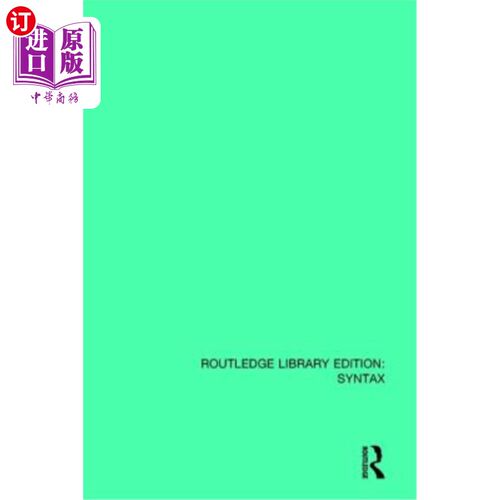 海外直订Theory of Complementation in English Syntax 英语句法中的补语理论