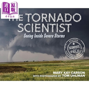 自然科學 Scientist Inside Tornado 英文原版 中商原版 兒童科普讀物 The Storms Seeing 風暴內(nèi)部 龍卷風科學家 Severe