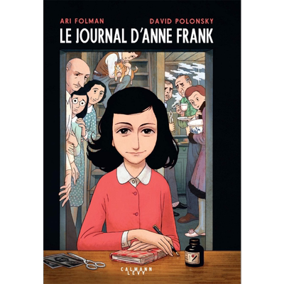 现货 安妮日记 图像小说 Le Journal dAnne Frank Roman graphique 法文原版 Ari Folman 绘本 文学【中商原版】
