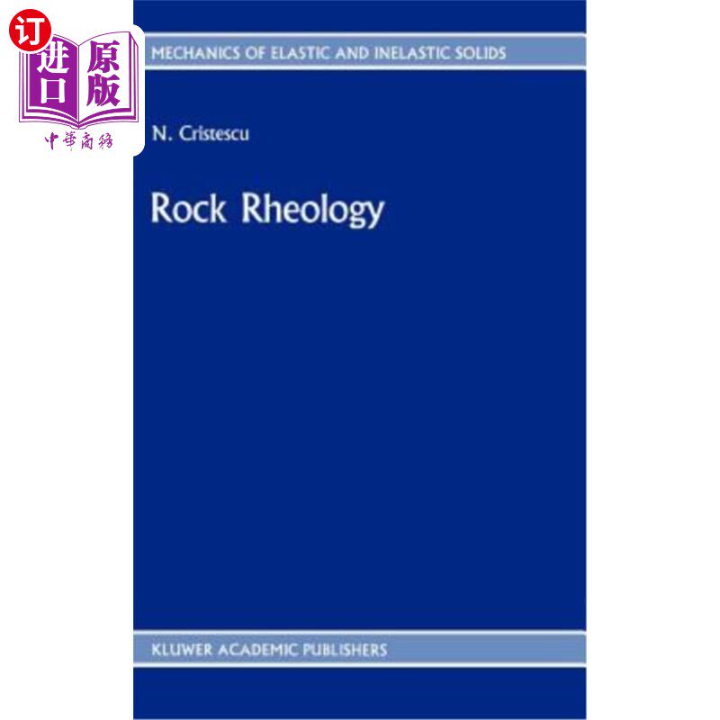 海外直订Rock Rheology 岩石流变学