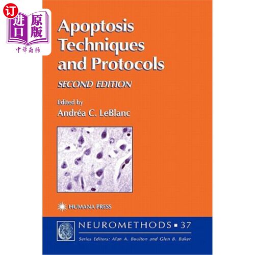 海外直订医药图书Apoptosis Techniques and Protocols 凋亡技术和方案