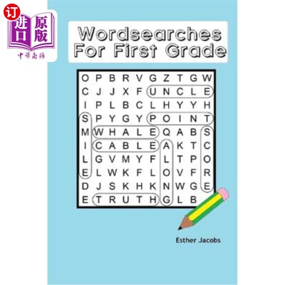 海外直订Wordsearches for First Grade 单词搜索一年级