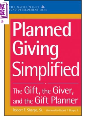 现货 简化的计划捐赠 礼物 给予者与礼物筹划者 Planned Giving Simplified Rob【中商原版】